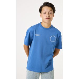 GARCIA - T-shirt - Blauw - Katoen