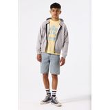 GARCIA Jongens Vest - Grijs - Katoen/Polyester/Viscose - Lange Mouwen