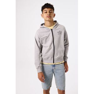 GARCIA Jongens Vest - Grijs - Katoen/Polyester/Viscose - Lange Mouwen