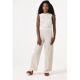 GARCIA - Broek - Gekreukeld Effect - Highwaist - Elastische Tailleband - Straight Fit - 100% Recycled Polyester