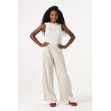 GARCIA - Broek - Gekreukeld Effect - Highwaist - Elastische Tailleband - Straight Fit - 100% Recycled Polyester