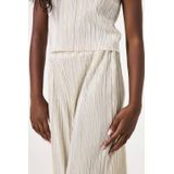 Wide Fit - Harembroek - Zwart - Stof - Elastische Band