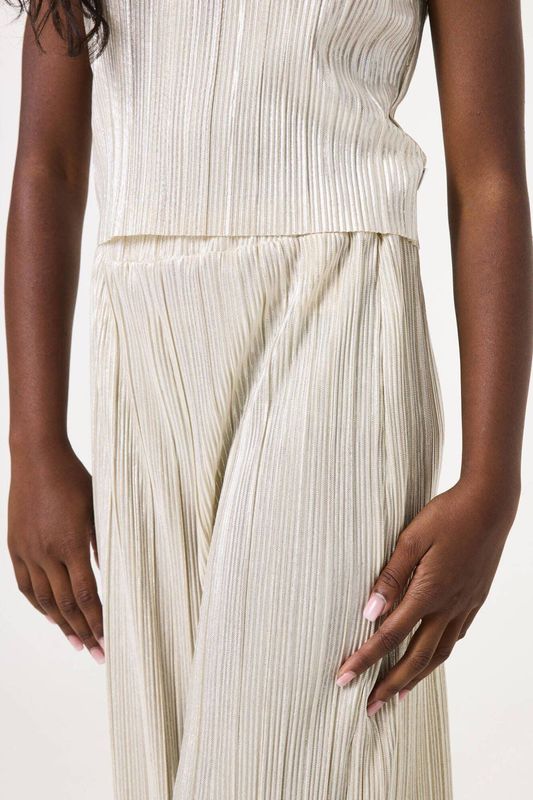 Wide Fit - Harembroek - Zwart - Stof - Elastische Band