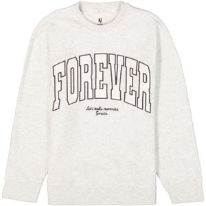 GARCIA - Sweater - Grijs - Katoen/Polyester - Oversized met Tekstprint