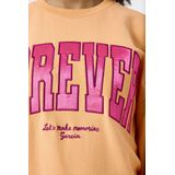 GARCIA - Oversized Sweater - Oranje - 80% Katoen, 20% Gerecycled Polyester