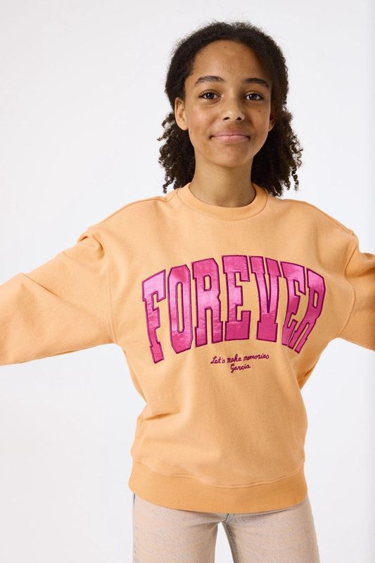 Garcia Sweatshirt, mit Frontprint, for Girls