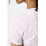 GARCIA - T-shirt - Paars - Katoen - Korte Mouwen - Slim Fit