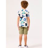 GARCIA - T-shirt - Wit - Katoen - Allover Print