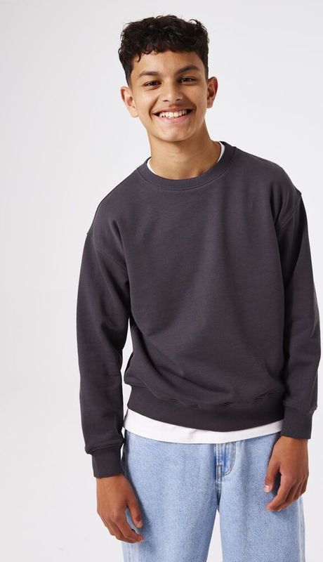 GARCIA - Sweater - Grijs - Katoen