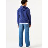 Garcia - Hoodie - Whale Blue - Met Capuchon - Kangoeroezak