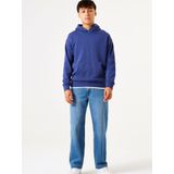 Garcia - Hoodie - Whale Blue - Met Capuchon - Kangoeroezak