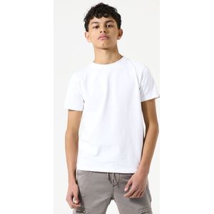 GARCIA T-shirt - Wit - Katoen - Korte Mouwen - Regular Fit