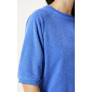 GARCIA Dames Sweater - Blauw - Korte Mouw