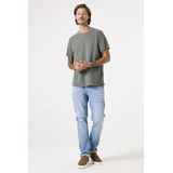 GARCIA - T-shirt - Groen - 100% Katoen - Met Garcia Logo