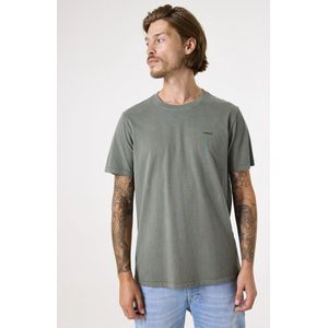 GARCIA - T-shirt - Groen - 100% Katoen - Met Garcia Logo