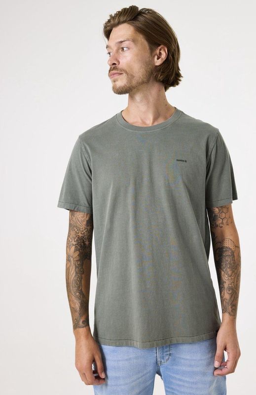 GARCIA - T-shirt - Groen - 100% Katoen - Met Garcia Logo