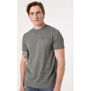 Garcia - T-shirt - Katoen - Ronde Hals - Regular Pasvorm - Korte Mouwen