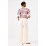 GARCIA D50115 Broek Wit - Plissé - Regular Fit - Elastische Tailleband