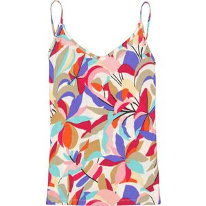 GARCIA - Crinkle Singlet - Wit - 95% Recycled Polyester, 5% Elastaan