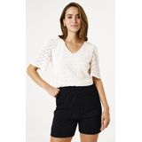 Garcia D50004 T-shirt Met Korte Mouwen En V-hals