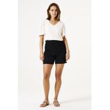 GARCIA Dames Effen T-shirt Wit Korte mouw