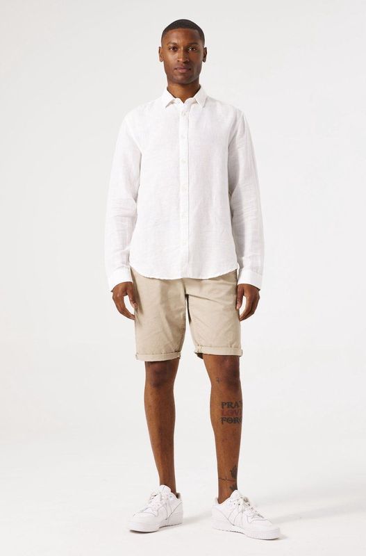 GARCIA - Chino - Lichtbeige - Regular Fit - Knielengte