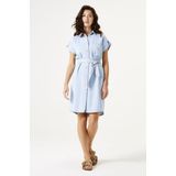 Garcia - Spijkerjurk - Light Blue Denim - Korte Lengte - Knoopsluiting
