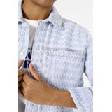 GARCIA - Denim Jack - Blauw - Katoen - Relaxed Fit - Lange Mouwen