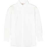 Blouse - Effen - Katoen - Lange Mouw - Losse Pasvorm