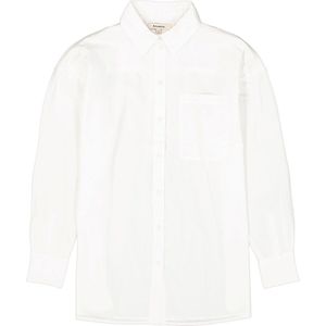 Blouse - Effen - Katoen - Lange Mouw - Losse Pasvorm