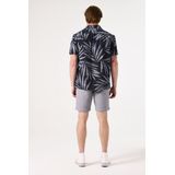 GARCIA - Heren Short - Blauw - Katoen/Linnen - Elastische Tailleband