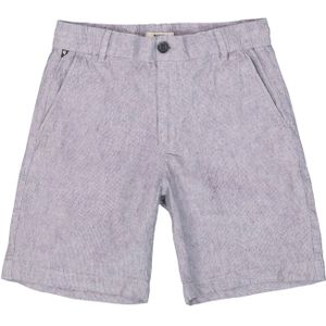 GARCIA - Heren Short - Blauw - Katoen/Linnen - Elastische Tailleband