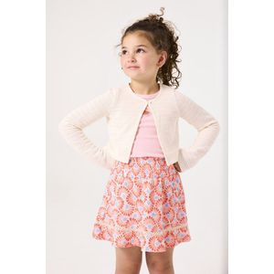 GARCIA Vest Wit - Lange Mouwen - Opengewerkt Detail - 65% Recycled Polyester, 35% Katoen