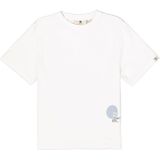 GARCIA Jongens T-shirt Wit - Korte Mouw - 50% Katoen - Loose Fit
