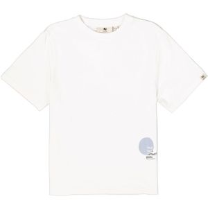GARCIA Jongens T-shirt Wit - Korte Mouw - 50% Katoen - Loose Fit