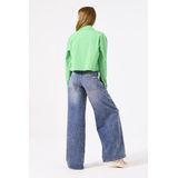 GARCIA - 5-Pocket Jeans - Wijde Pijpen - Low Waist - Katoenmix