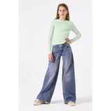 GARCIA - 5-Pocket Jeans - Wijde Pijpen - Low Waist - Katoenmix