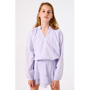 Skort - Wit - 100% Katoen - Highwaist Met Ruffled Effect