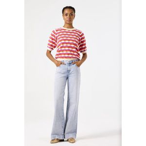 GARCIA - Gebreide Trui - Wit - 100% Katoen