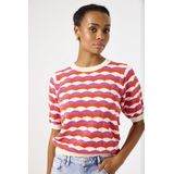 GARCIA - Gebreide Trui - Wit - 100% Katoen