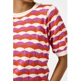 GARCIA - Gebreide Trui - Wit - 100% Katoen