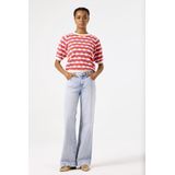 GARCIA - Gebreide Trui - Wit - 100% Katoen