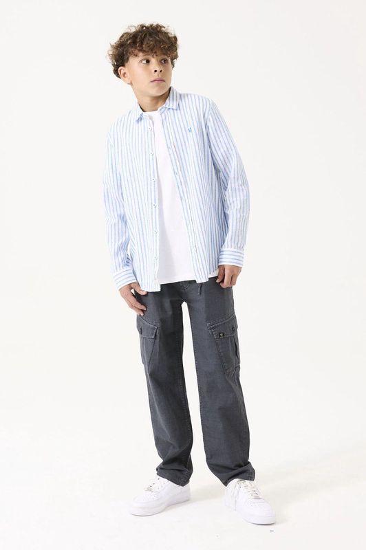 GARCIA - C53712 - Broek - Grijs - Katoen/ Linnen - Relaxed Fit