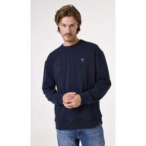 GARCIA Heren Sweater - Blauw - Long Mouw