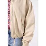 Garcia - Jas - Beige - Bomberjack - Lange Mouwen - Voor Meisjes