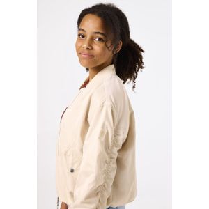 Garcia - Jas - Beige - Bomberjack - Lange Mouwen - Voor Meisjes