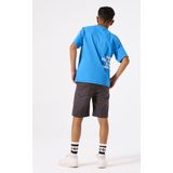 GARCIA - T-shirt - Korte Mouwen - Ronde Hals - Zwart - 70% Katoen