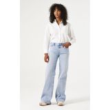 GARCIA Celia wide dames Jeans,Blauw, Wide fit