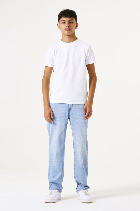 GARCIA Ilyano Jeans - Blauw - Straight Fit - 5-Pocket - Verstelbare Tailleband