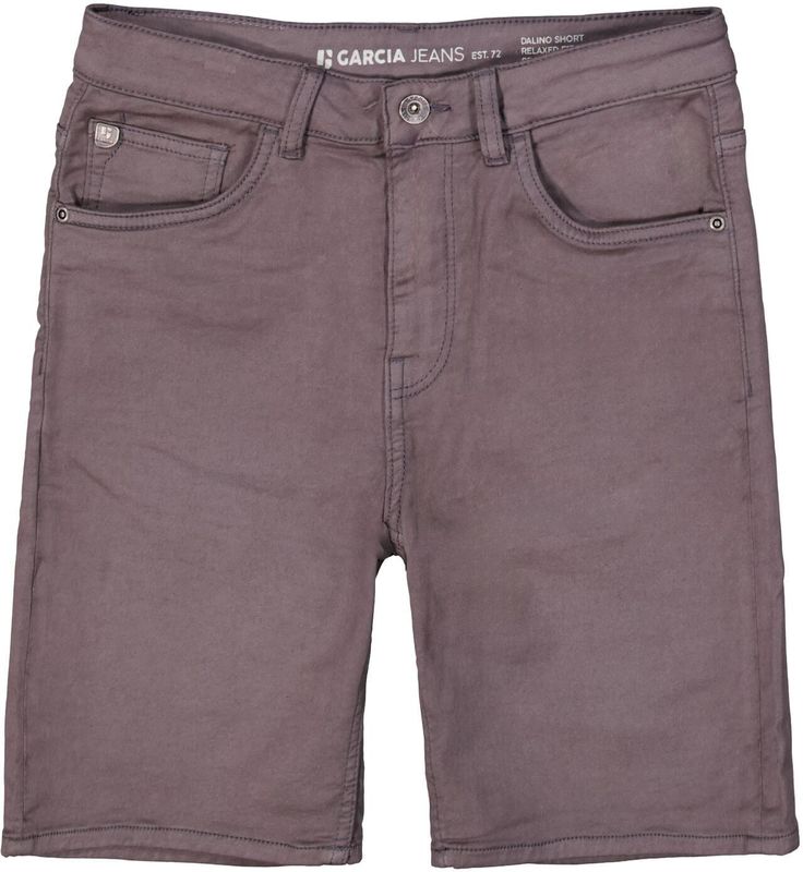 Garcia - Korte Broek - Antraciet - Relaxed Fit - Verstelbare Tailleband